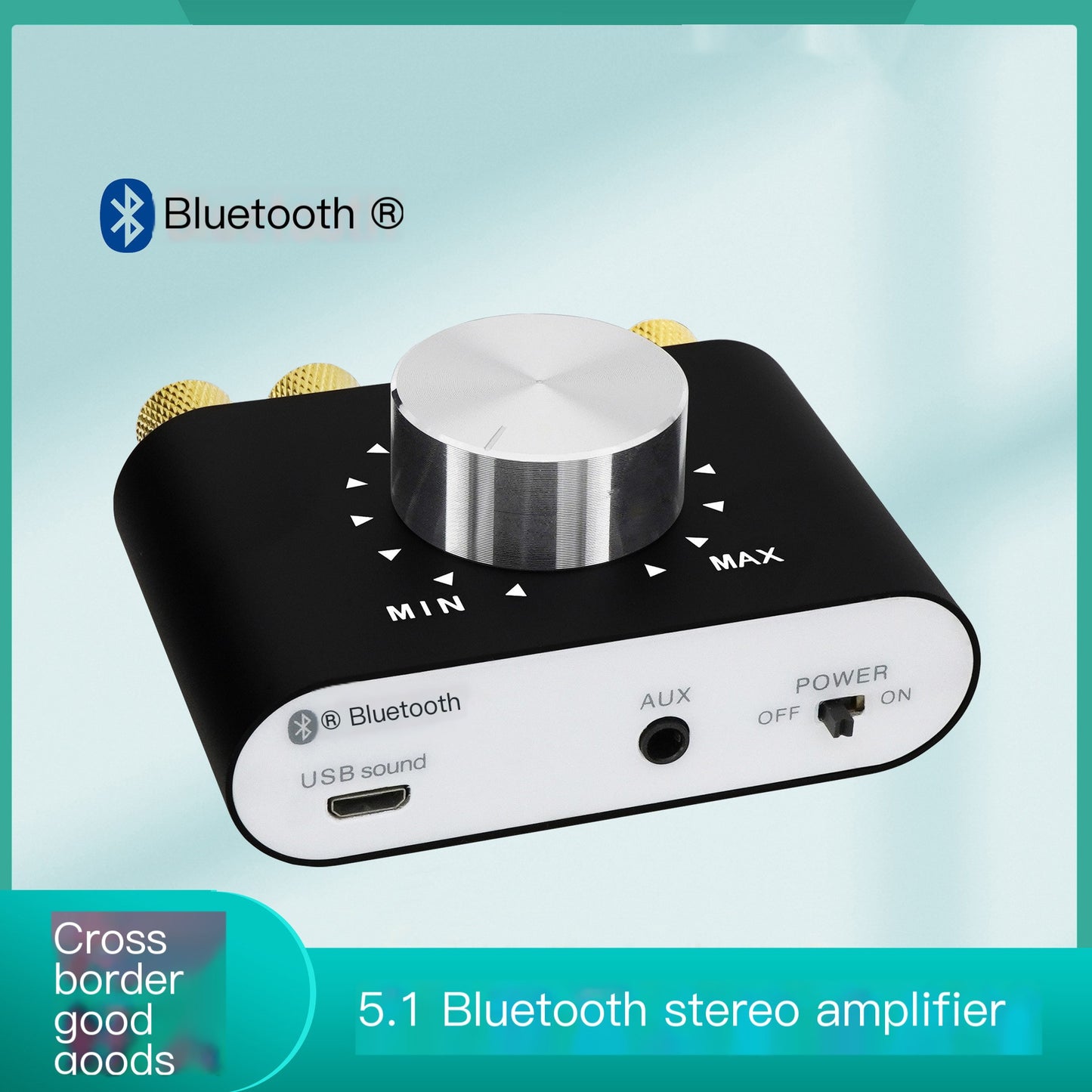 100W Bluetooth Amplifier for Home and Car Use