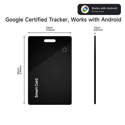 Ultra thin wireless charging card anti loss device for the elderly children pets tracking items searching and locating devices