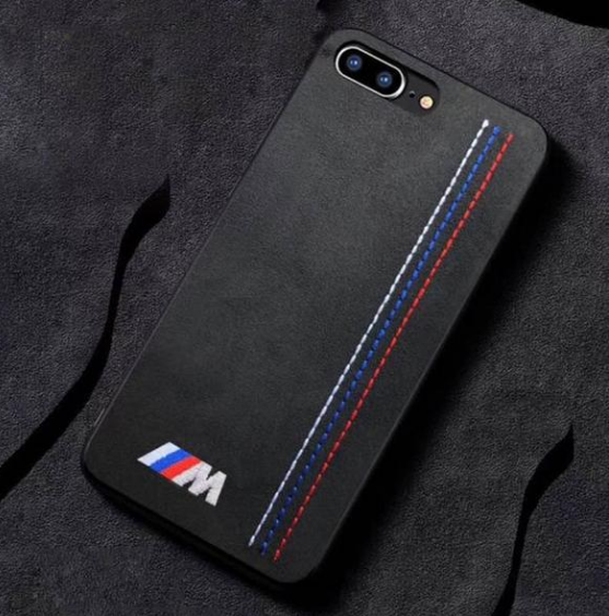 Suede Embroidered Phone Case for iPhone XR/XS Max