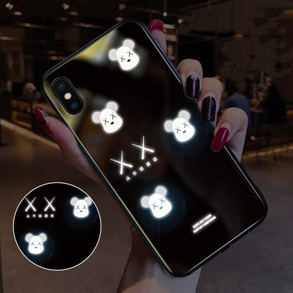 iPhone 11 Pro Max Glass Case with Sound Control Light