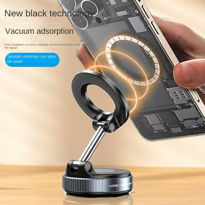 Magnetic Car Mount Vacuum Suction Cup Holder for Navigation Black Technology Product