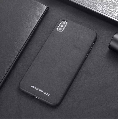 Suede Embroidered Phone Case for iPhone XR/XS Max