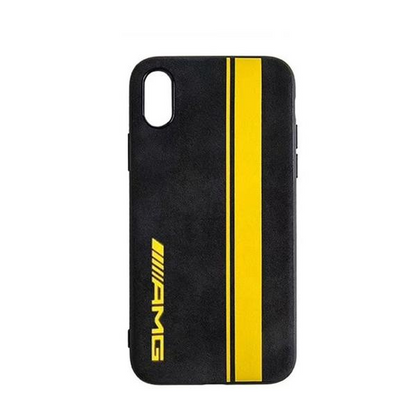 Suede Embroidered Phone Case for iPhone XR/XS Max