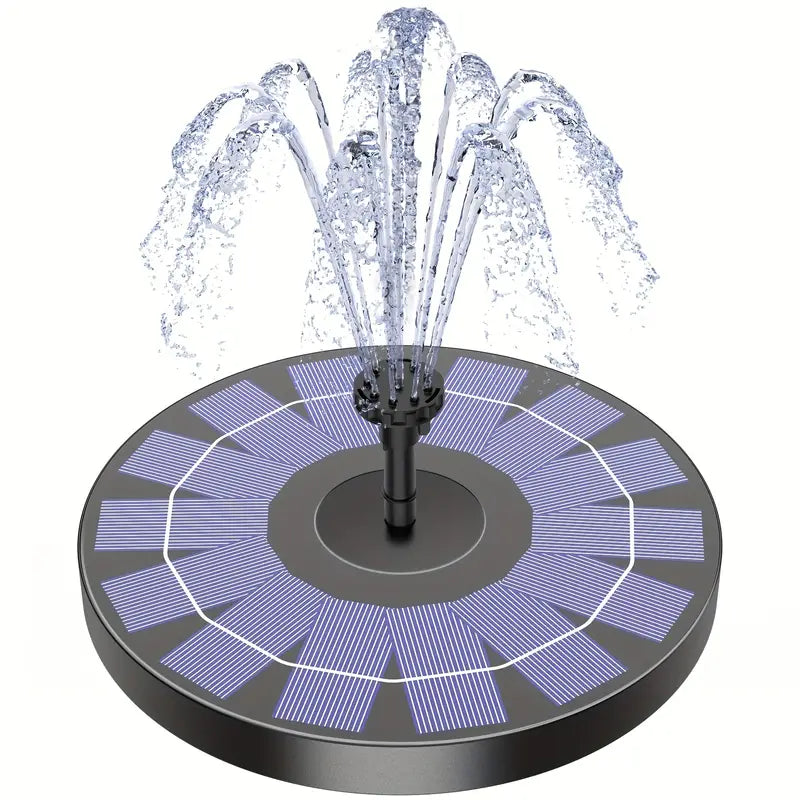 Solar Powered Fountain Pump for Bird Baths and Ponds