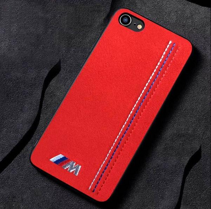 Suede Embroidered Phone Case for iPhone XR/XS Max