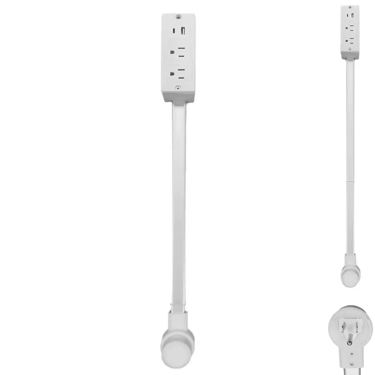 Power socket sofa bedside table extender