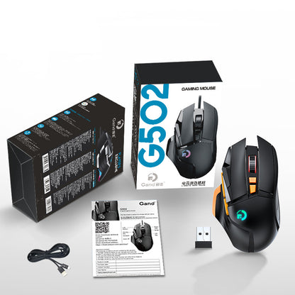 G502 wireless mouse 2.4G dual-mode office computer laptop RGB macro definition eating chicken LOLCF eprolo