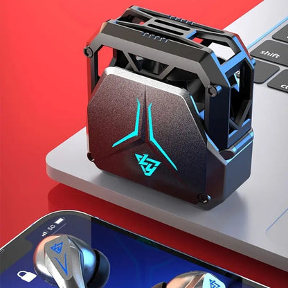 Mecha Style Wireless Gaming Headset with HiFi Sound