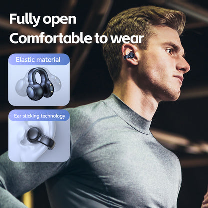 M38 wireless ear clip Bluetooth earphones with long battery life and noise reduction, bone conduction sports earphones
