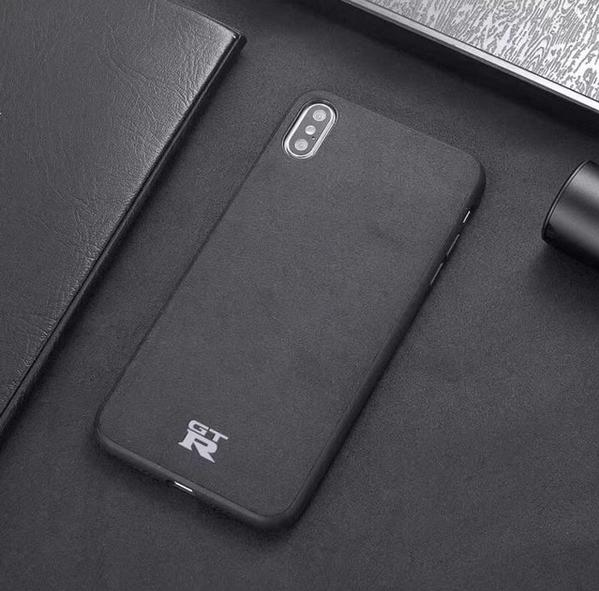 Suede Embroidered Phone Case for iPhone XR/XS Max
