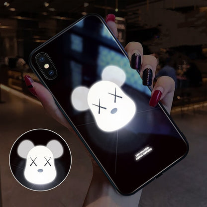 iPhone 11 Pro Max Glass Case with Sound Control Light