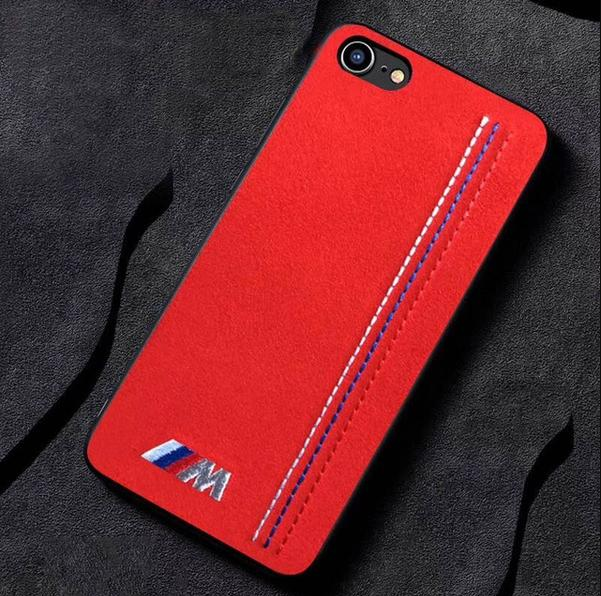 Suede Embroidered Phone Case for iPhone XR/XS Max