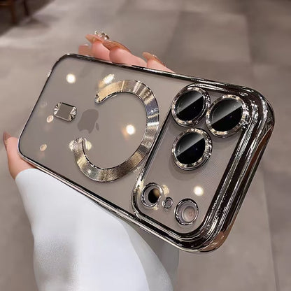 iPhone 17 Electroplated Phone Case with MagSafe Magnetic Attachment,