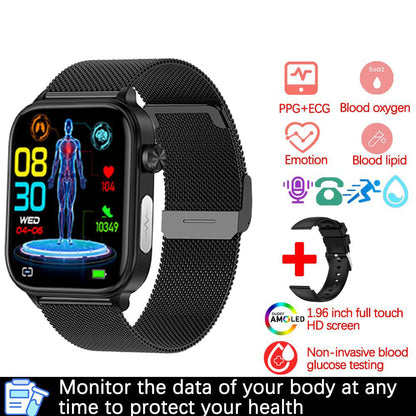 Bluetooth Calling Smart Watch with ECG + PPG, Electrocardiogram,  Blood Pressure, Multi-Sport Smartwatch