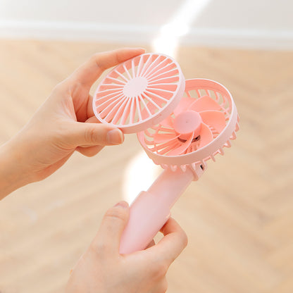 New Multi-Dimensional Telescopic Rotating Fan Mini Handheld Small Fan USB Charging Outdoor Office Desktop eprolo