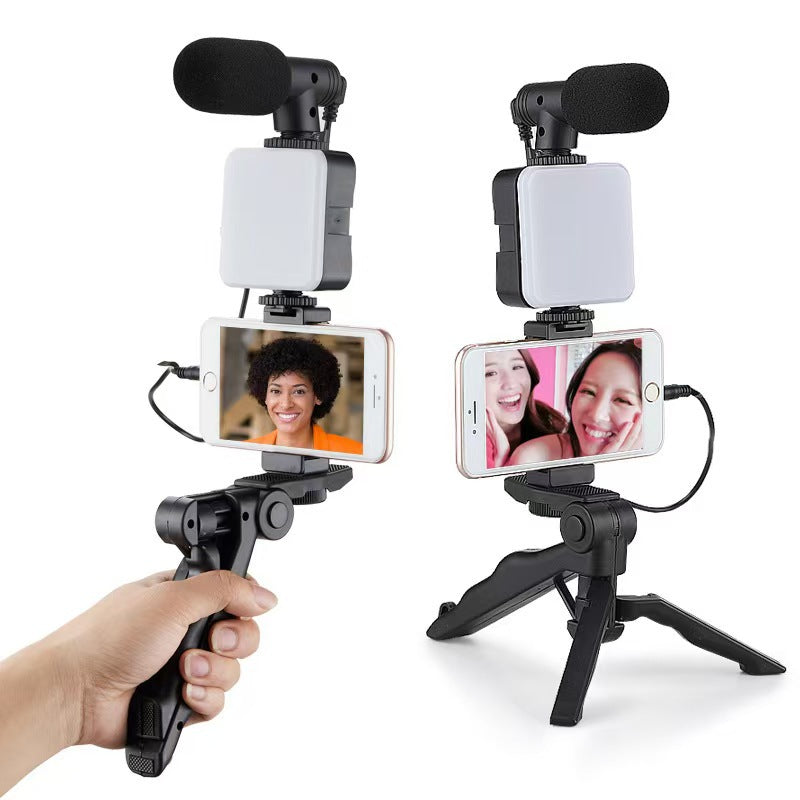 Desktop Beauty Leg Pocket Fill Light with Microphone Set Single Reflex Conference Lamp Handheld Photography with Microphone eprolo
