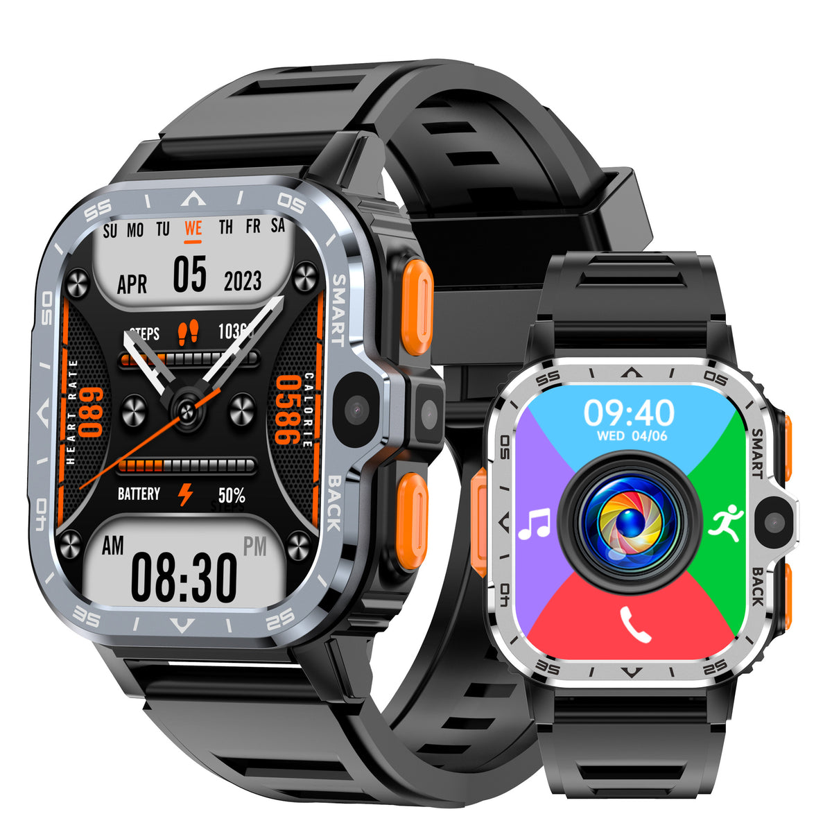 Smart Watch 5G Full Network SIM Card Google Store APP Download Video Photography Sports eprolo