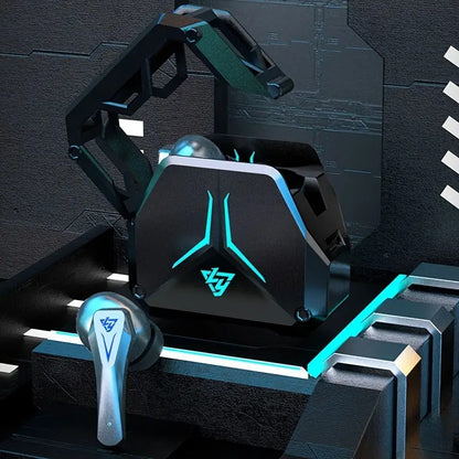 Mecha Style Wireless Gaming Headset with HiFi Sound