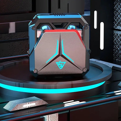 Mecha Style Wireless Gaming Headset with HiFi Sound