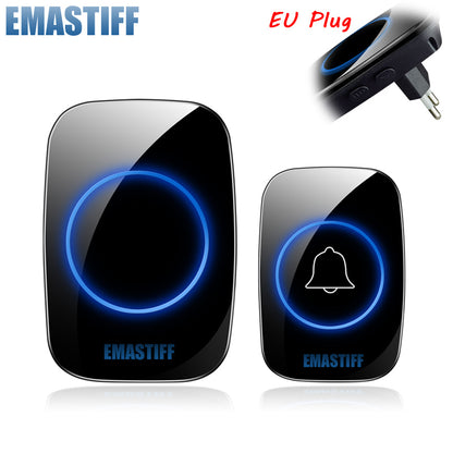 Smart Wireless Waterproof Doorbell with 300M Range